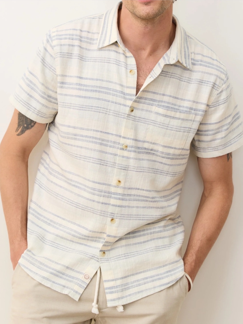 Marine layer cotton shirt